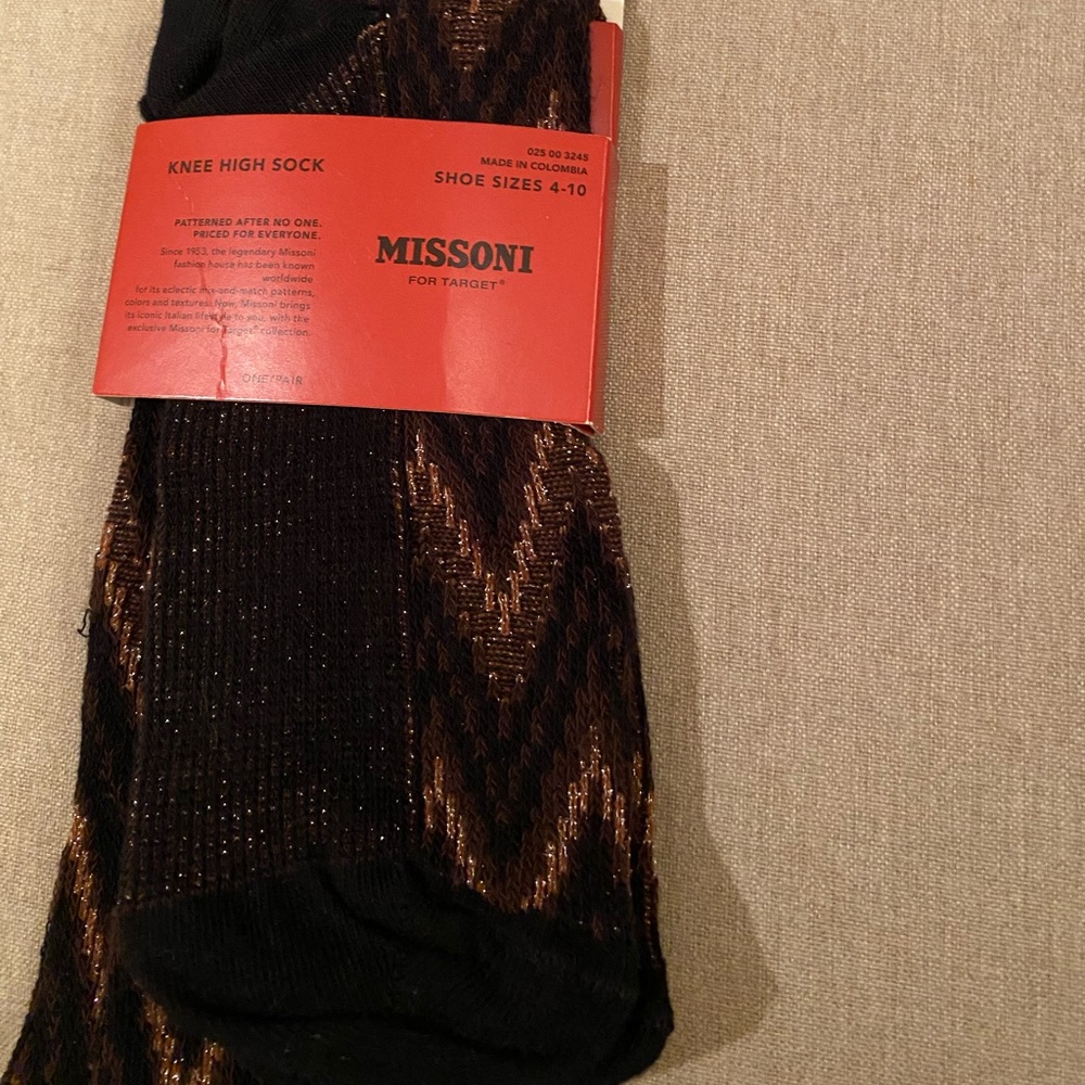 Missoni (Target) knee-high socks